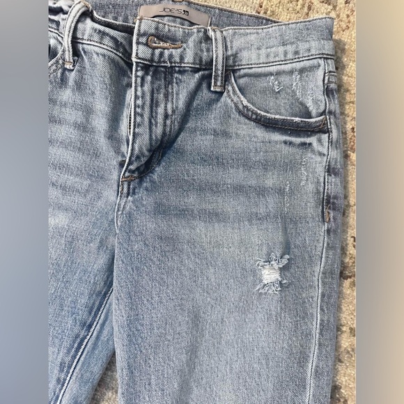 Joe's Jeans Distressed Skinny Ankle Denim Jeans Raw Hem Size 24 - Picture 6 of 10